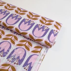 Viskóza ECOVERO Flowers Celia white