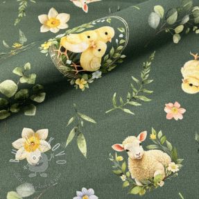 Dekoračná látka Bohemian Easter Mood digital print