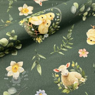 Dekoračná látka Bohemian Easter Mood digital print