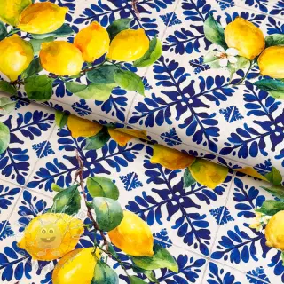 Bavlnená látka VISCOSE Lemons digital print