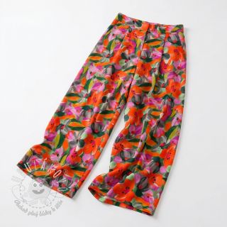 Viskóza ECOVERO Flowers multi digital print