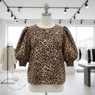 Bavlnená látka VISCOSE Animal skin digital print