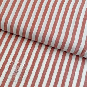 Viskóza YARN DYED Stripes SMALL orange