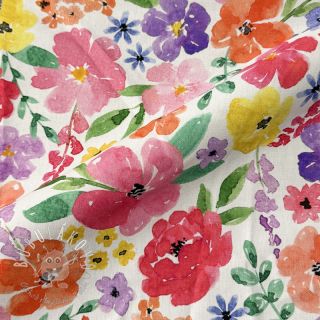 Dekoračná látka Floral Spark Party digital print