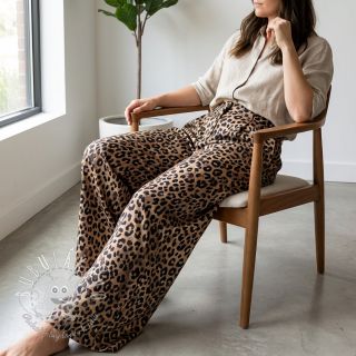 Bavlnená látka VISCOSE Animal skin digital print