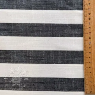 Viskóza YARN DYED Stripes BIG navy
