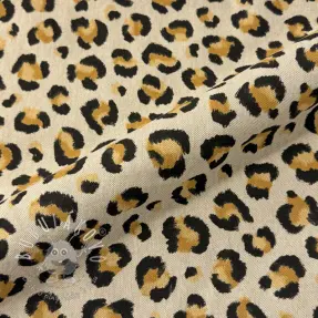 Dekoračná látka Linenlook premium Leopard Animal Print