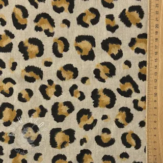 Dekoračná látka Linenlook premium Leopard Animal Print