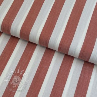 Viskóza YARN DYED Stripes BIG orange