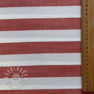 Viskóza YARN DYED Stripes BIG orange