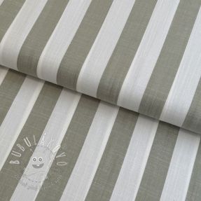 Viskóza YARN DYED Stripes BIG green