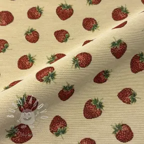 Dekoračná látka GOBELIN premium Strawberry Sweet Joy