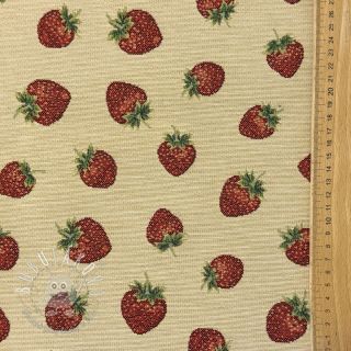 Dekoračná látka GOBELIN premium Strawberry Sweet Joy