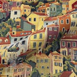 Dekoračná látka GOBELIN premium Happy Siesta House