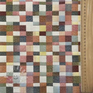 Dekoračná látka GOBELIN PREMIUM Indian Block Tapestry