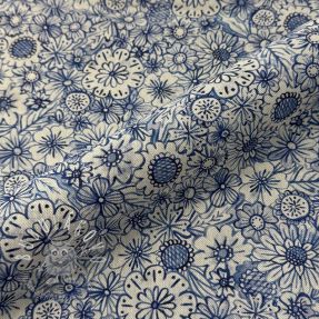 Dekoračná látka Linenlook Bloom Fully Mix digital print