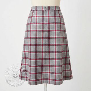 Bavlnená látka YARN DYED BRUSHED Check Dara grey