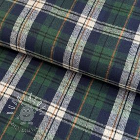 Scottish Check YARN DYED BRUSHED Atlas green