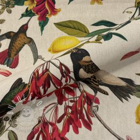 Dekoračná látka Linenlook Lemon Tropic Artisan digital print