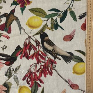 Dekoračná látka Linenlook Lemon Tropic Artisan digital print