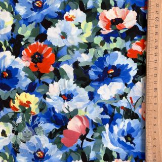 Viskóza RADIANCE Flower design A digital print