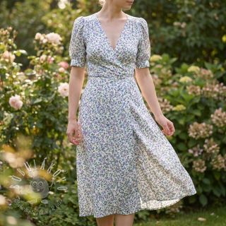 Viskóza RADIANCE Flowers Siria digital print