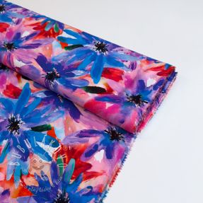 Viskóza ECOVERO Flowers design D digital print