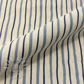 Dekoračná látka Linenlook premium Wavy Art Stripe
