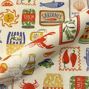 Dekoračná látka Mediterranean Vibe digital print