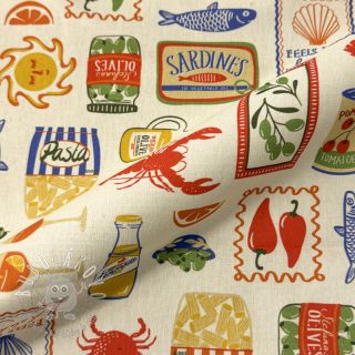 Dekoračná látka Mediterranean Vibe digital print