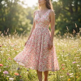 Viskóza RADIANCE Flowers Morene digital print