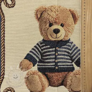 Dekoračná látka GOBELIN PREMIUM Teddy Bear Nautic PANEL
