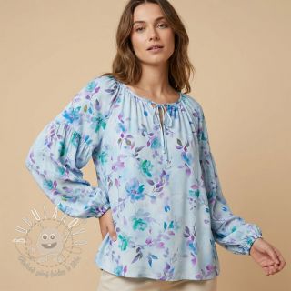 Viskóza RADIANCE Flowers Wendy digital print