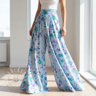 Viskóza RADIANCE Flowers Wendy digital print