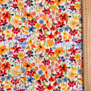 Viskóza RADIANCE Flowers Jaja digital print