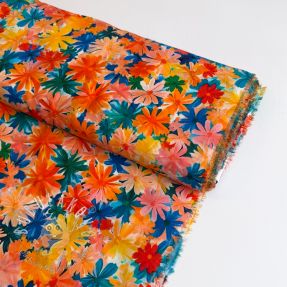 Viskóza ECOVERO Flowers design C digital print