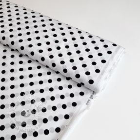 Viskóza RADIANCE Polka dot white