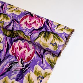 Viskóza ECOVERO Flowers design A digital print