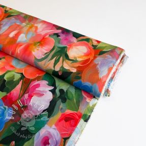 Viskóza RADIANCE Flower design B digital print