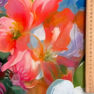 Viskóza RADIANCE Flower design B digital print