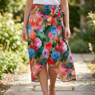 Viskóza RADIANCE Flower design B digital print