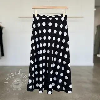 Viskóza RADIANCE Polka BIG dot black