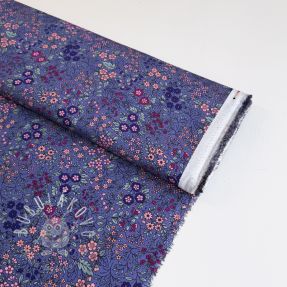 Viskóza ECOVERO Flowers Galia purple