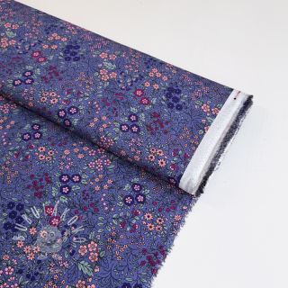 Viskóza ECOVERO Flowers Galia purple