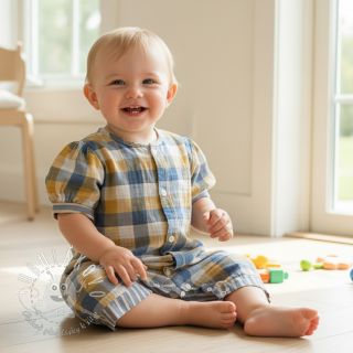 Dvojitá gázovina/mušelín DOUBLE SIDED Summer Check