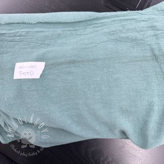 Ľan predpraný STONEWASHED PREMIUM dark mint II.trieda