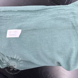 Ľan predpraný STONEWASHED PREMIUM dark mint II.trieda