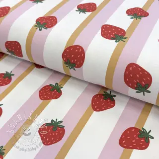 Úplet Fruits Strawberry white
