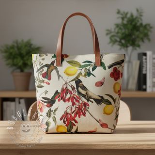 Dekoračná látka Linenlook Lemon Tropic Artisan digital print