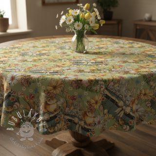 Dekoračná látka GOBELIN premium Playful Easter Scene